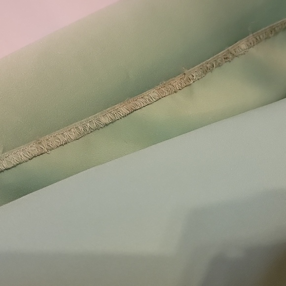 Vintage Jessica McClintock Gunne Sax Green Dress Gown 80s Petticoat Ruffle - Picture 8 of 16